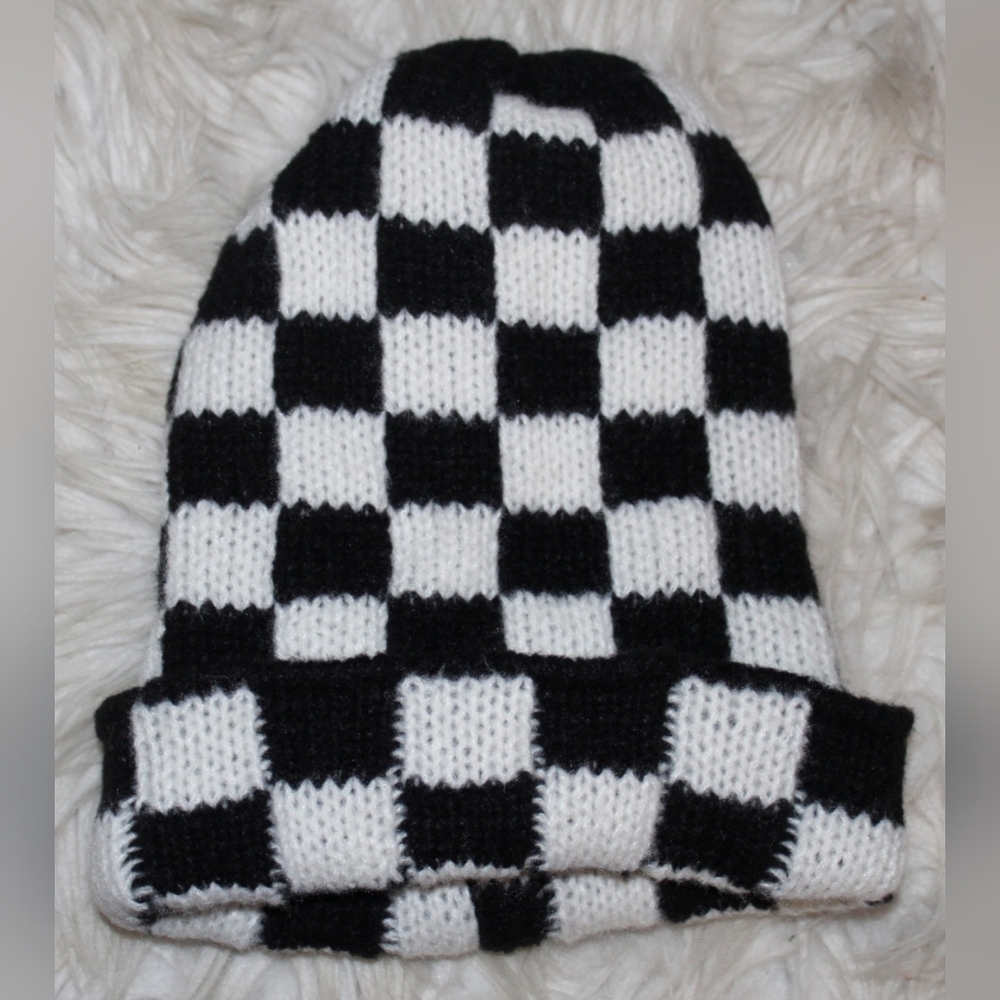 Soft Check Energy Beanie - Midnight Contrast